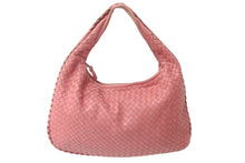 Load image into Gallery viewer, BOTTEGA VENETA ボッテガヴェネタ イントレチャート ホーボー ワンショルダーバッグ 115653 レザー ピンク 良品 中古 4b000873