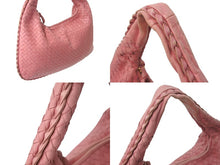 Load image into Gallery viewer, BOTTEGA VENETA ボッテガヴェネタ イントレチャート ホーボー ワンショルダーバッグ 115653 レザー ピンク 良品 中古 4b000873