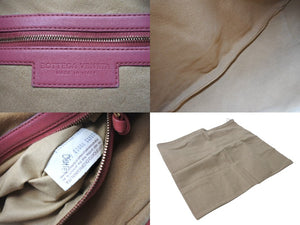 BOTTEGA VENETA ボッテガヴェネタ イントレチャート ホーボー ワンショルダーバッグ 115653 レザー ピンク 良品 中古 4b000873