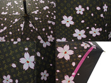 Load image into Gallery viewer, 新品未使用 LOUIS VUITTON ルイヴィトン バラブリュイ チェリーブロッサム 傘 M92030 プッシュ式 ポリエステル 中古 4b000877