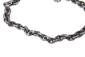 極美品 CHROME HEARTS クロムハーツ ペーパーチェーンブレスレット 8インチ 重量15.7g 全長約21cm 1999/.925刻印 シルバー925 中古 4b000884 