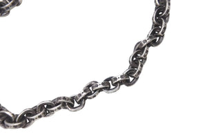 極美品 CHROME HEARTS クロムハーツ ペーパーチェーンブレスレット 8インチ 重量15.7g 全長約21cm 1999/.925刻印 シルバー925 中古 4b000884 