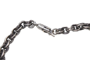 極美品 CHROME HEARTS クロムハーツ ペーパーチェーンブレスレット 8インチ 重量15.7g 全長約21cm 1999/.925刻印 シルバー925 中古 4b000884 