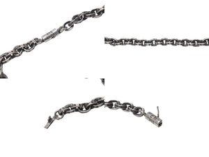 極美品 CHROME HEARTS クロムハーツ ペーパーチェーンブレスレット 8インチ 重量15.7g 全長約21cm 1999/.925刻印 シルバー925 中古 4b000884 