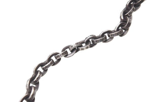 極美品 CHROME HEARTS クロムハーツ PAPER CHAIN NECKLACE ペーパーチェーンネックレス 24インチ 重量約45.9g 中古 4b000885 