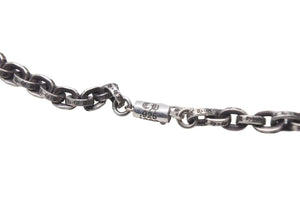 極美品 CHROME HEARTS クロムハーツ PAPER CHAIN NECKLACE ペーパーチェーンネックレス 24インチ 重量約45.9g 中古 4b000885 