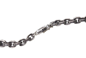 極美品 CHROME HEARTS クロムハーツ PAPER CHAIN NECKLACE ペーパーチェーンネックレス 24インチ 重量約45.9g 中古 4b000885 