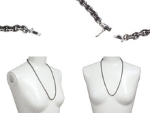 画像をギャラリービューアに読み込む, 極美品 CHROME HEARTS クロムハーツ PAPER CHAIN NECKLACE ペーパーチェーンネックレス 24インチ 重量約45.9g 中古 4b000885 