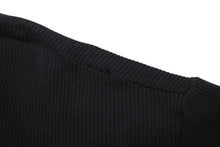 Load image into Gallery viewer, CHROME HEARTS クロムハーツ オールドクロムハーツ リブT 半袖Ｔシャツ コットン ネイビー ホワイト サイズL 良品 中古 4b000887