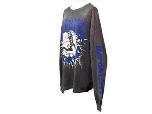 SAINT MICHAEL セント マイケル × Kosuke Kawamura 24AW Nothing Important ロンT ブラック サイズXL 美品 中古 4b000888
