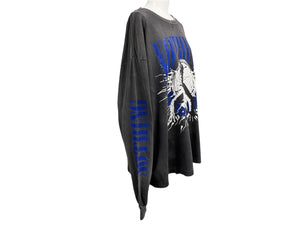 SAINT MICHAEL セント マイケル × Kosuke Kawamura 24AW Nothing Important ロンT ブラック サイズXL 美品 中古 4b000888