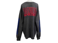 Load image into Gallery viewer, SAINT MICHAEL セント マイケル × Kosuke Kawamura 24AW Nothing Important ロンT ブラック サイズXL 美品 中古 4b000888