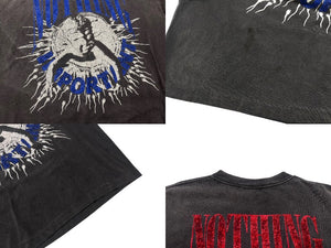 SAINT MICHAEL セント マイケル × Kosuke Kawamura 24AW Nothing Important ロンT ブラック サイズXL 美品 中古 4b000888