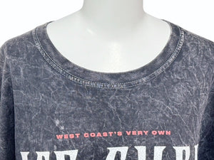 極美品 VINTAGE ヴィンテージ ICE CUBE アイスキューブ半袖Tシャツ IT WAS A GOOD DAY ケミカルウォッシュ ブラック 中古 4b000890 