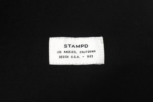 新品未使用 STAMPD スタンプド SURF The EARTH 半袖Tシャツ サイズM ブラック コットン プリント 中古 4b000898