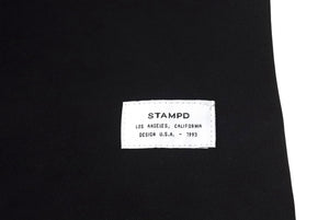 新品未使用 STAMPD スタンプド Surf The Earth 半袖Ｔシャツ ブラック サーフ ザ アース コットン プリント サイズL 中古 4b000899
