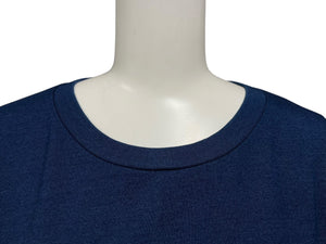 新品同様 Levi's MADE&CRAFTED × Poggy リーバイス ポギー コラボ プリント 半袖Ｔシャツ ネイビー ゴールド コットン サイズL 中古 4b000900