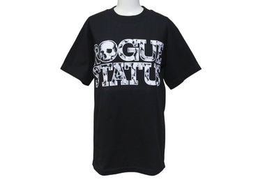 新品未使用 ROGUE STATUS ローグステータス 半袖Tシャツ サイズS ロゴプリント スカル ブラック ホワイト 中古 4b000901