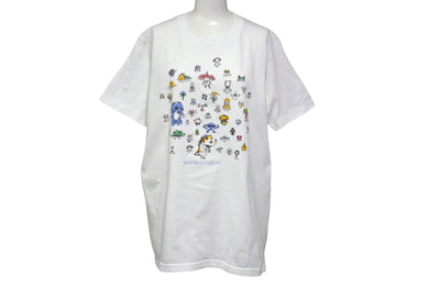 新品未使用 めめめのくらげ 半袖Tシャツ サイズL 村上隆 映画 カイカイキキ ホワイト マルチカラー Jellyfish Eyes 中古 4b000904