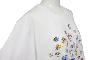 新品未使用 めめめのくらげ 半袖Tシャツ サイズL 村上隆 映画 カイカイキキ ホワイト マルチカラー Jellyfish Eyes 中古 4b000904
