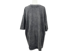 画像をギャラリービューアに読み込む, 未使用 SALUTE サルーテ WASHED FLOWER VINTAGE T-SHIRT ヴィンテージ加工 フラワープリント クルーネックT ブラックシャツ サイズM 中古 4b000905 