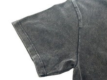 画像をギャラリービューアに読み込む, 未使用 SALUTE サルーテ WASHED FLOWER VINTAGE T-SHIRT ヴィンテージ加工 フラワープリント クルーネックT ブラックシャツ サイズM 中古 4b000905 