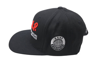 極美品 AWGE COMPLEXCON AWGE コンプレックスコン AWGE TRUCKER HAT ブラック レッド アクリル ウール 中古 4b000918