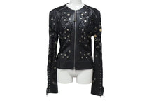 Load image into Gallery viewer, Christian Dior クリスチャンディオール ガリアーノ期 ミラードレザージャケット サイズ38 ランウェイコレクション ラムスキン 美品 中古 4b000922