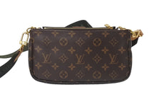 Load image into Gallery viewer, LOUIS VUITTON ルイヴィトン ミュルティポシェット アクセソワール カーキ ショルダーバッグ モノグラム M44813 美品 中古 4b000929