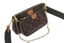 Load image into Gallery viewer, LOUIS VUITTON ルイヴィトン ミュルティポシェット アクセソワール カーキ ショルダーバッグ モノグラム M44813 美品 中古 4b000929