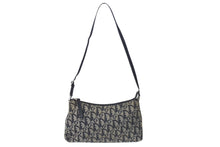 Load image into Gallery viewer, CHRISTIAN DIOR クリスチャン ディオール ディオールトロッター ショルダーバッグ キャンバス 01RU 0044 ブラック 良品 中古 4b000932