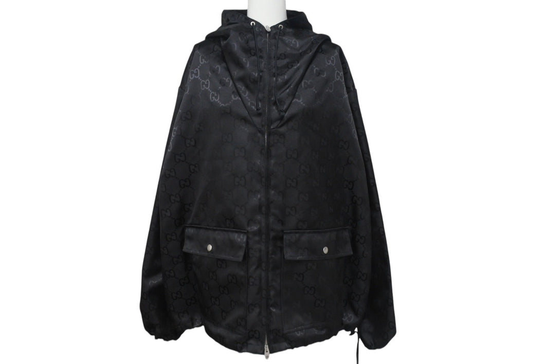 極美品 GUCCI グッチ 2021SS Off The Grid Hooded Jacket 657792 ZAEBN オフザグリッドフーデッドジャケット ジップブルゾン サイズ50 中古 4b000934 