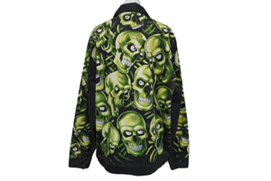 Supreme シュプリーム Skull pile Work Jacket 18ss スカル デニム ジャケット サイズL シルバー金具 中古 4b000936
