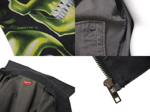 Supreme シュプリーム Skull pile Work Jacket 18ss スカル デニム ジャケット サイズL シルバー金具 中古 4b000936