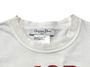 Christian Dior クリスチャンディオール THE LATEST BLONDE 半袖Tシャツ 3A16155020 サイズ38 ホワイト コットン 美品 中古 4b000938