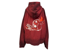 画像をギャラリービューアに読み込む, 新品未使用 SLOWBUCKS スローバックス ジップアップフーディー パーカー サイズXL レッド グラデーション 刺繍 中古 4b009449