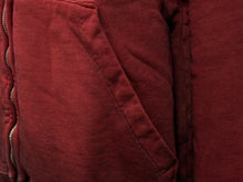 画像をギャラリービューアに読み込む, 新品未使用 SLOWBUCKS スローバックス ジップアップフーディー パーカー サイズXL レッド グラデーション 刺繍 中古 4b009448