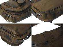 Load image into Gallery viewer, Christian Dior クリスチャンディオール ガウチョ サドルショルダーバッグ WAC44923 レザー 鍵チャーム ブラウン ガリアーノ期 美品 中古 4b000958