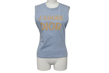 Load image into Gallery viewer, Christian Dior クリスチャンディオール J&#39;ADORE ジャドール タンクトップ ノースリーブ 3P16155301 サイズ40 ライトブルー 美品 中古 4b000962