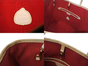 極美品 LOUIS VUITTON ルイヴィトン LV×YK ネヴァーフルＭＭ M46381 草間彌生 モノグラム ブラウン 中古 4b000965