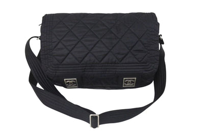 CHANEL シャネル メッセンジャーバッグ ショルダーバッグ 斜め掛けバッグ スポーツライン 10番台 ブラック 美品 中古 4b000970