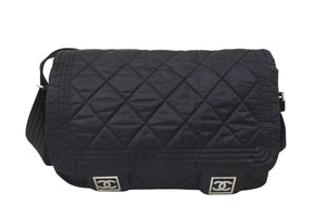 CHANEL シャネル メッセンジャーバッグ ショルダーバッグ 斜め掛けバッグ スポーツライン 10番台 ブラック 美品 中古 4b000970