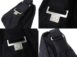 CHANEL シャネル メッセンジャーバッグ ショルダーバッグ 斜め掛けバッグ スポーツライン 10番台 ブラック 美品 中古 4b000970