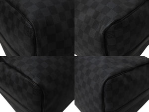 極美品 LOUISVUITTON ルイヴィトン キーポルバンドリエール45 ボストンバッグ N41418 ダミエグラフィット ブラック 中古 4b000973