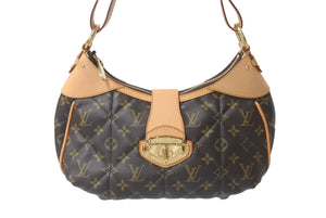 極美品 LOUIS VUITTON ルイヴィトン シティバッグPM ワンショルダーバッグ M41435 モノグラムエトワール ブラウン 中古 4b000976