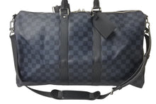 Load image into Gallery viewer, 極美品 LOUIS VUITTON ルイヴィトン キーポル バンドリエール 45 ボストンバッグ 2WAY ダミエコバルト N41349 中古 4b000981