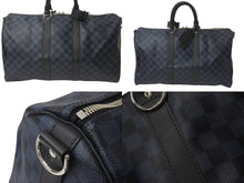 Load image into Gallery viewer, 極美品 LOUIS VUITTON ルイヴィトン キーポル バンドリエール 45 ボストンバッグ 2WAY ダミエコバルト N41349 中古 4b000981