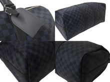 Load image into Gallery viewer, 極美品 LOUIS VUITTON ルイヴィトン キーポル バンドリエール 45 ボストンバッグ 2WAY ダミエコバルト N41349 中古 4b000981