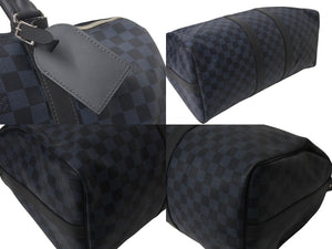 極美品 LOUIS VUITTON ルイヴィトン キーポル バンドリエール 45 ボストンバッグ 2WAY ダミエコバルト N41349 中古 4b000981