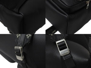 新品同様 LOUIS VUITTON ルイヴィトン × NIGO モノグラム デニム バックパック マルチポケット M45973 ブラック 中古 4b000985